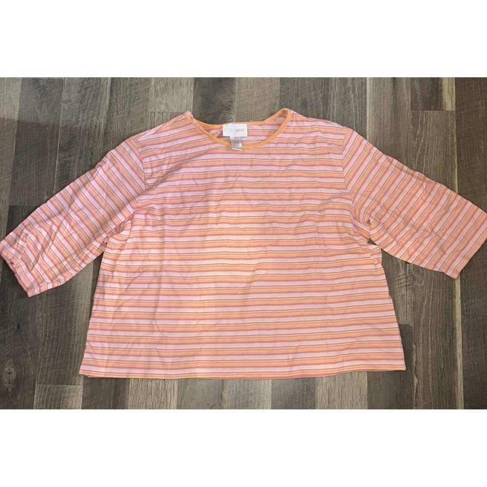 QVC Sport Savvy Top womens Size 3X cotton blend